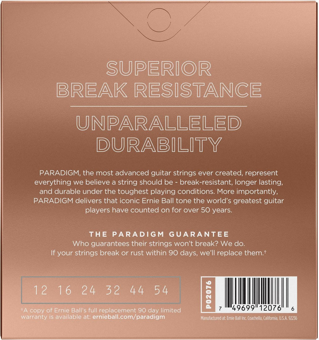 Ernie Ball Paradigm Phosphor Bronze Acoustic Guitar Strings - (.012-.054) 2