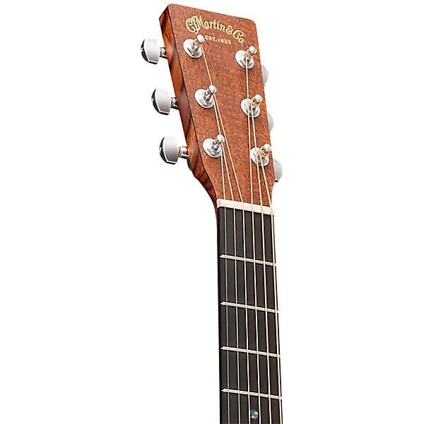 Martin D-X1E Mahogany Left Handed Acoustic Electric Guitar - Figured Mahogany 5