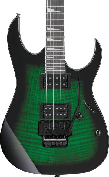 Ibanez GRG320FATEB GIO RG Electric Guitar - Transparent Emerald Burst