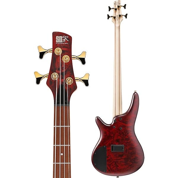 Ibanez SR Standard 4-string Electric Bass Guitar - Wine Red Frozen Matte 4