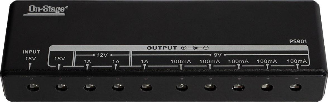On-Stage PS901 13-output Pedalboard Power Bank