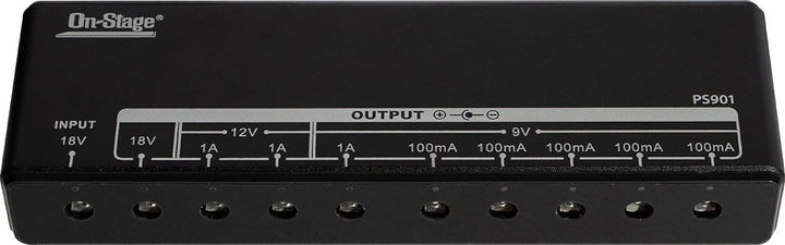 On-Stage PS901 13-output Pedalboard Power Bank