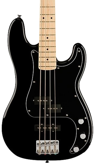 Squier Affinity Series Precision Bass - Black With Maple Fingerboard