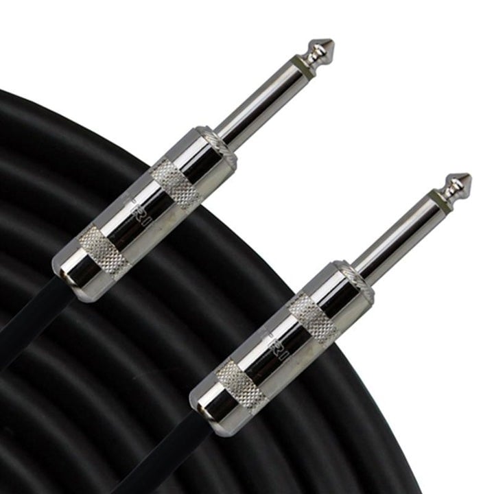 Rapco H16-6 6' Black Speaker Cable 1/4\"-1/4\" 2