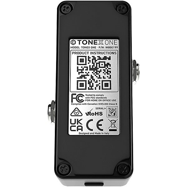 IK Multimedia Tonex One Guitar Amp Modeling Multi-Effect Mini Pedal