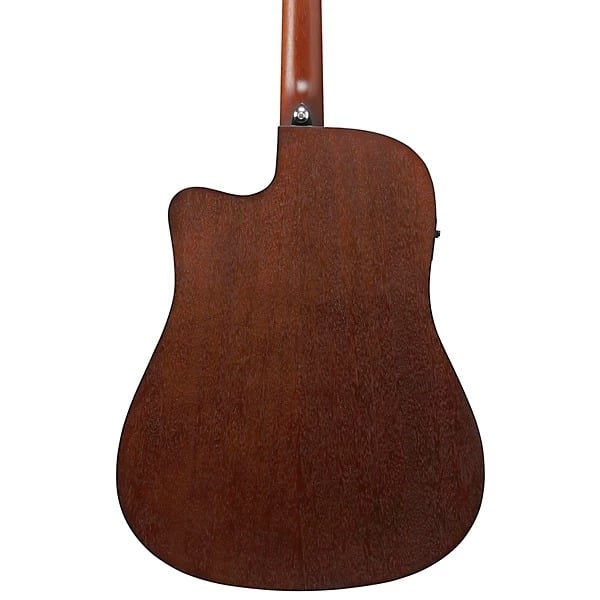 Ibanez PF54CEWKH Acoustic Electric Guitar - Open Pore Weathered Black 8