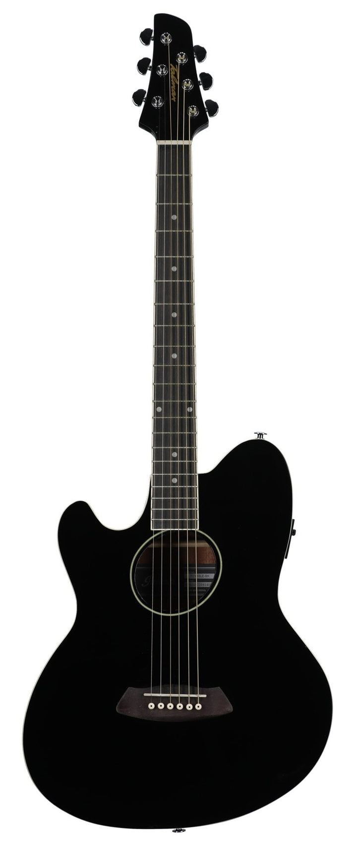 Ibanez TCY10LEBK Left-Handed Acoustic Electric Guitar - Black 6