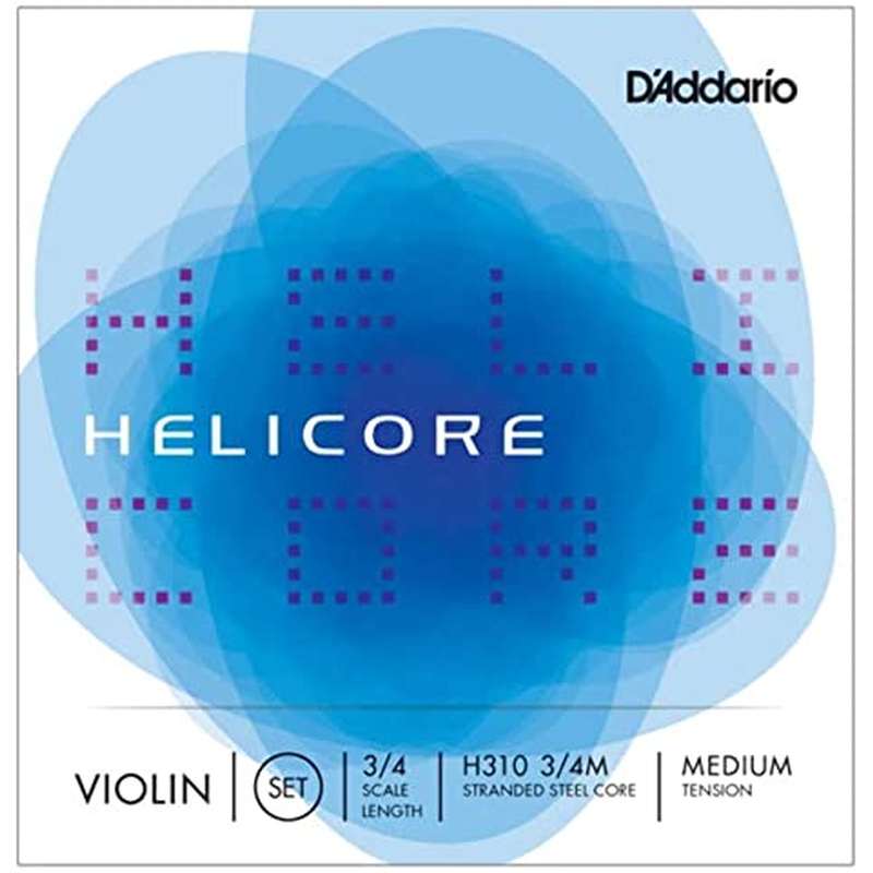 D'Addario H310 3/4-Size Helicore Violin Pack (3/4 Medium)