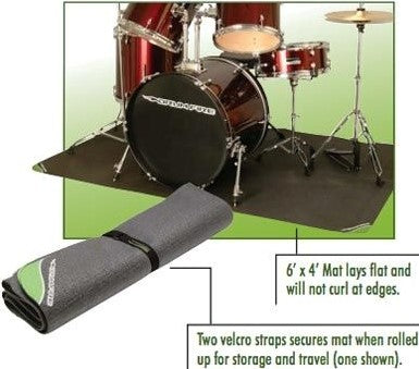 Onstage DMA6450 Non-Slip Drum Mat - 6'X4'