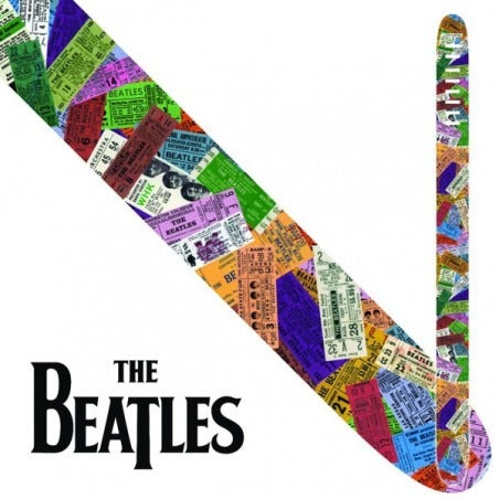 Perri 2.5" Guitar Strap - (The Beatles Concert Tickets)