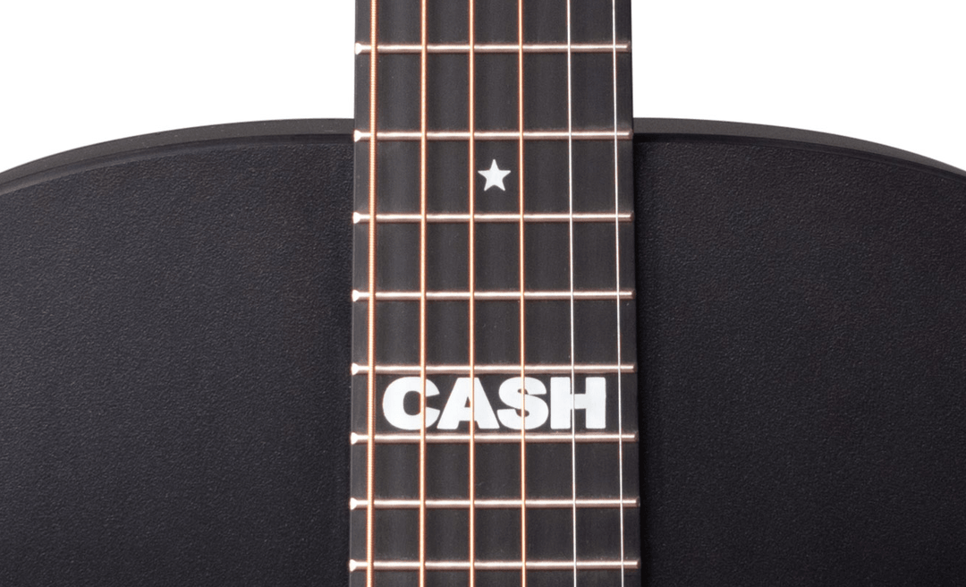 Martin DX Johnny Cash Acoustic Electric Guitar - Satin Black 4