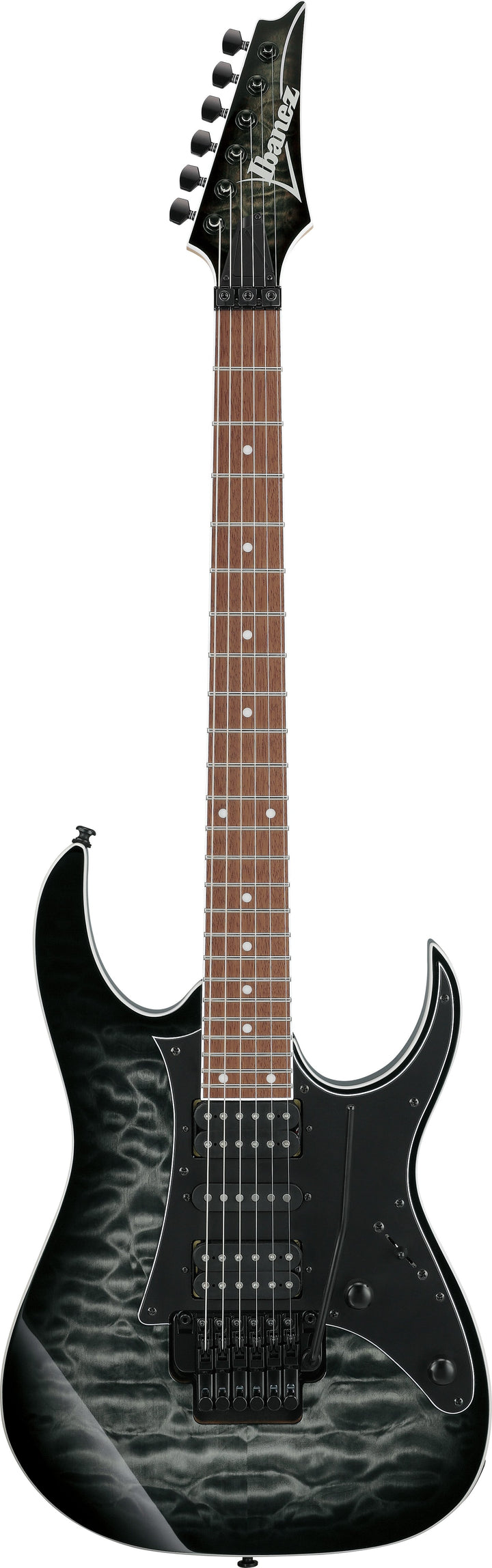 Ibanez RG450QMB Standard Electric Guitar - Transparent Gray Burst 4