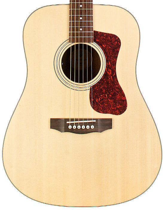 Guild D-240E Solid Top Acoustic Electric Guitar - Natural
