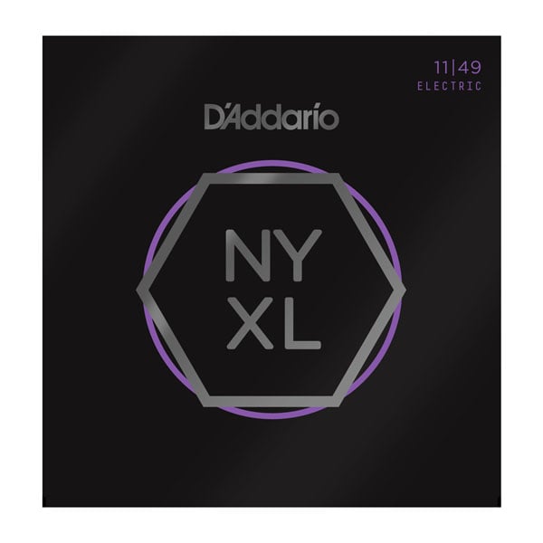 D'Addario NYXL Nickel Wound 11-49 Electric Guitar Strings - Medium