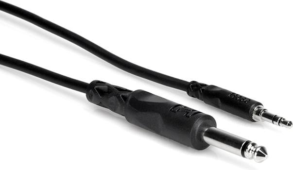 Hosa CMP110 10-ft Cable  - 3.5mm (Stereo) - 1/4\" Male (Mono) 2