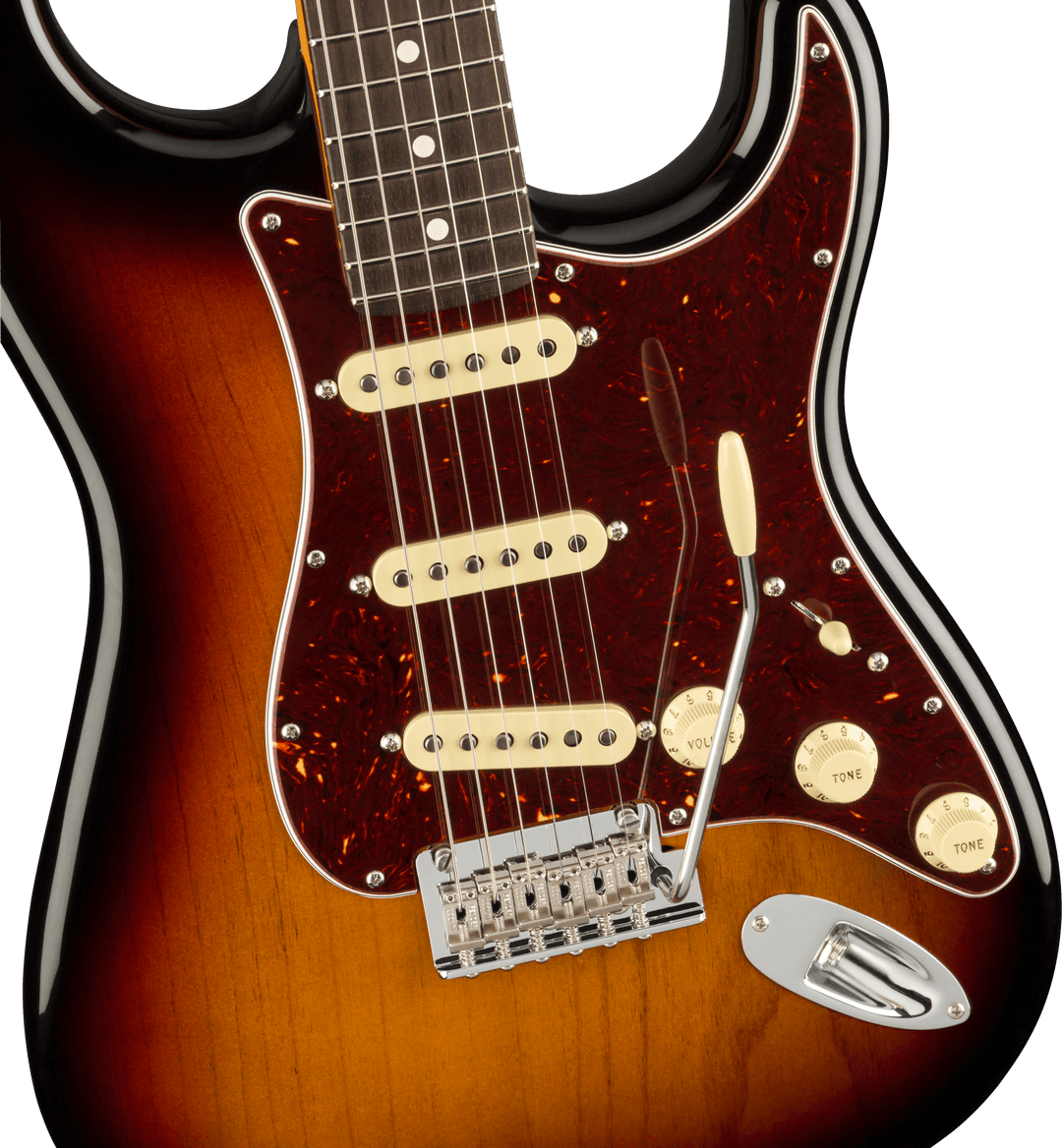Fender American Professional II Stratocaster with Case (Rosewood/3-Color Sunburst) 6