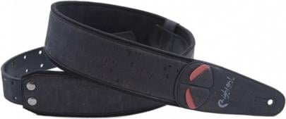 RightOn! MOJO Cork Guitar Strap (Black)