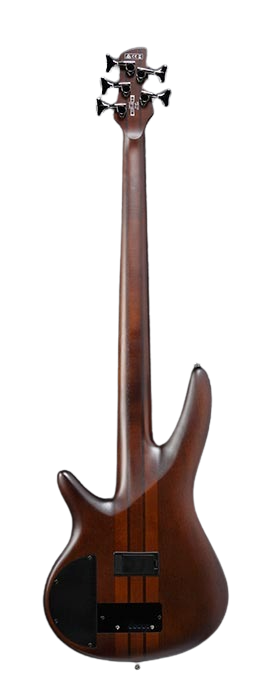 Ibanez Bass Workshop 5 String Fretless Bass Guitar  - Brown  Burst Flat 4