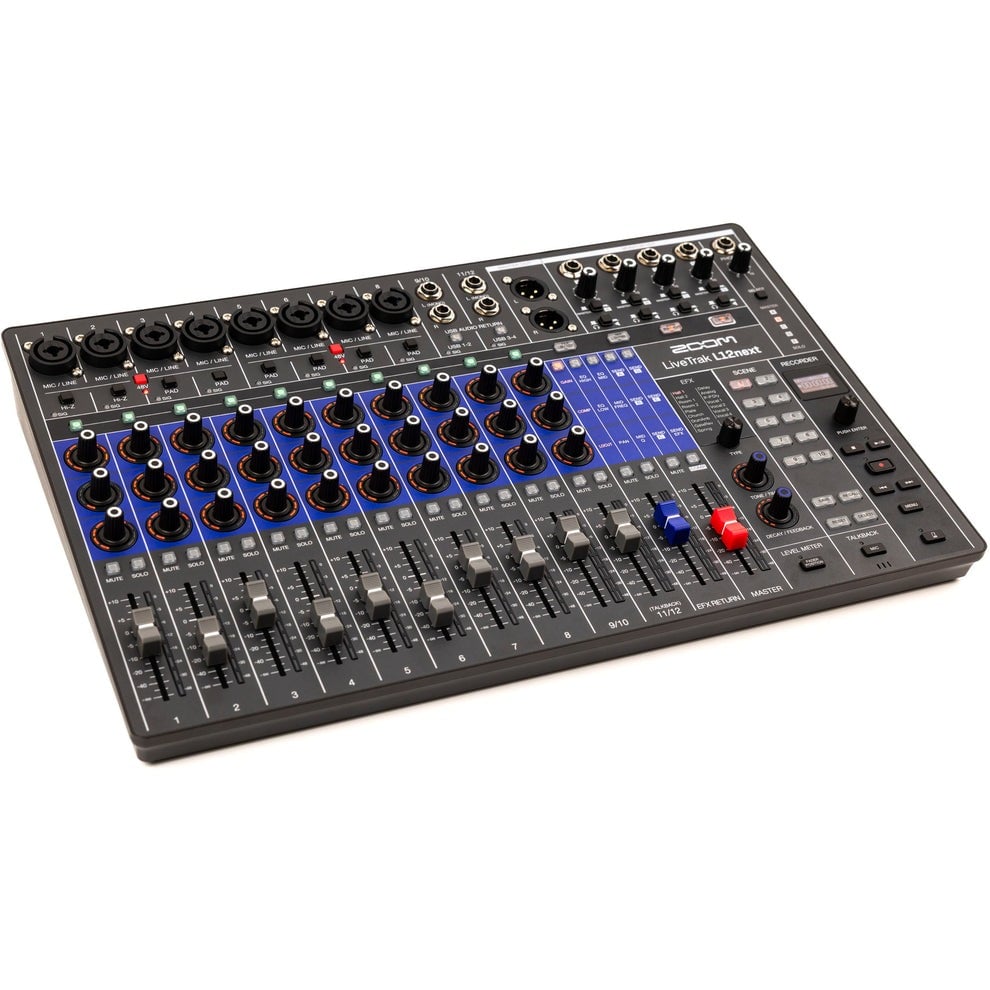 Zoom LiveTrak L12next Digital Mixer/Recorder 5