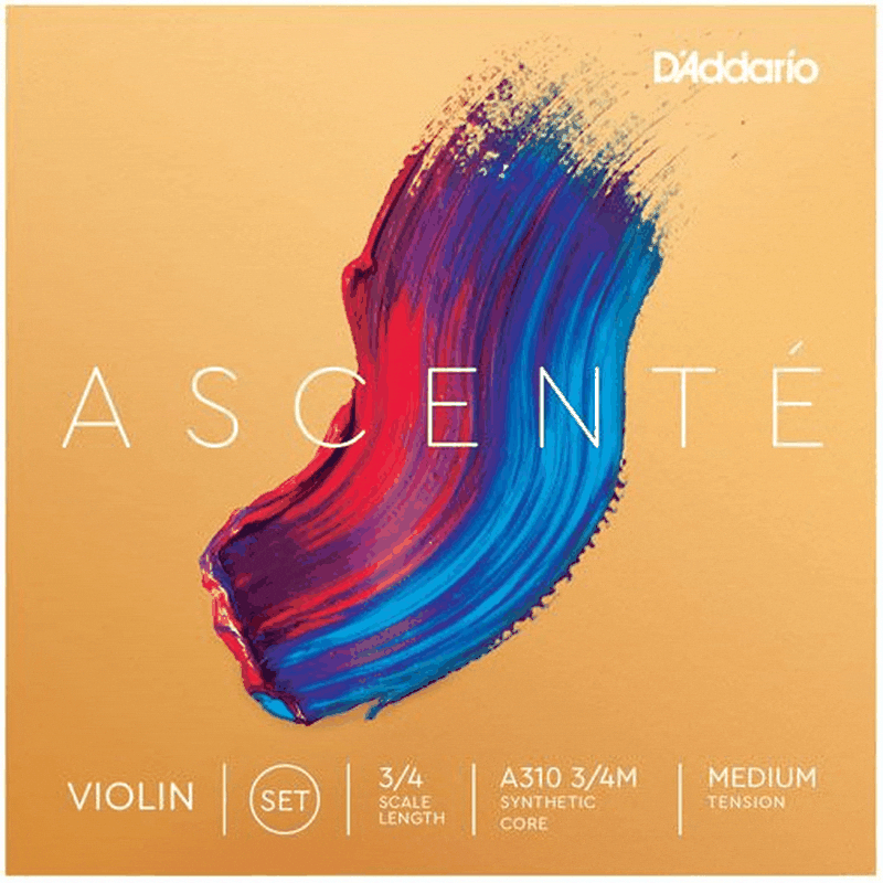 D'Addario A310 Ascente 3/4 Violin Strings MED