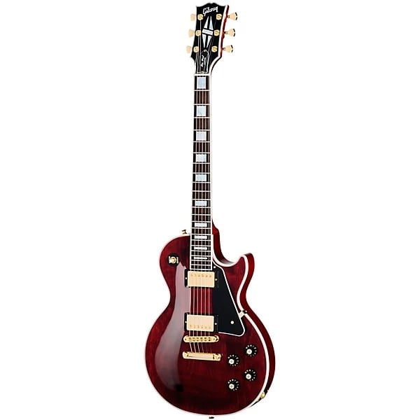 Gibson '70s Les Paul Custom Electric Guitar - Wine Red 5