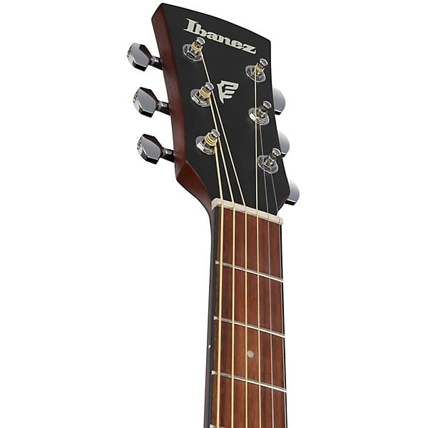 Ibanez PF54CEWKH Acoustic Electric Guitar - Open Pore Weathered Black 4