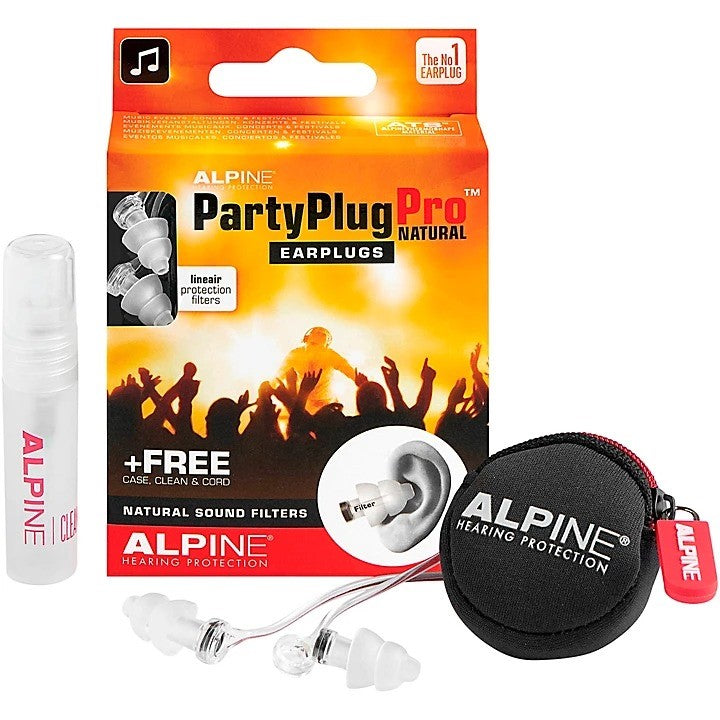 Alpine PartyPlug Pro Natural Sound Filter Earplugs