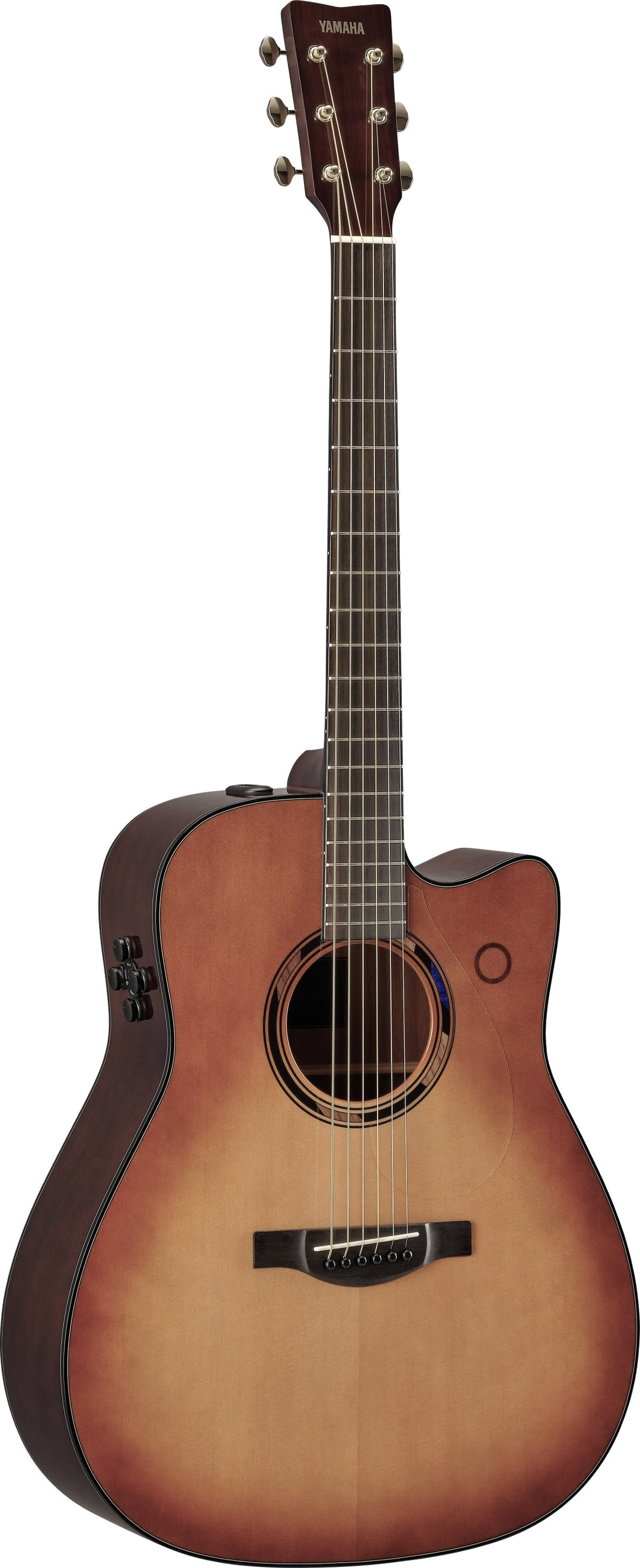 Yamaha TAG3 TransAcoustic Guitar - Sandburst 7