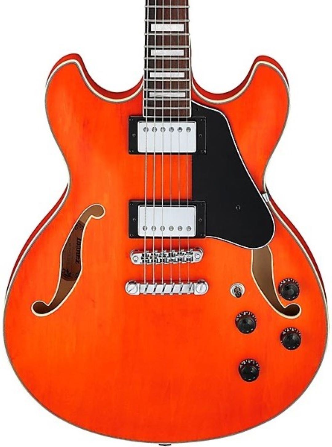 Ibanez AS73TTF AS Artcore Electric Guitar - Transparent Tangerine Flat