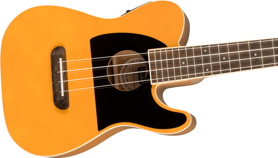Fender Fullerton Tele Concert Ukulele (Butterscotch) 5
