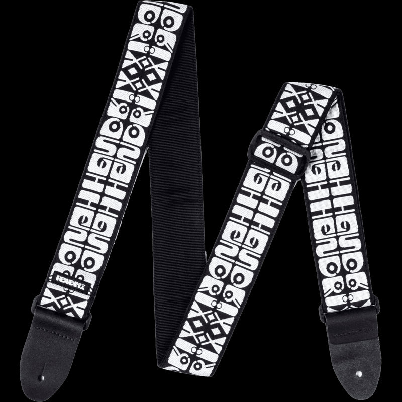 Dunlop JH05 Hendrix Logo Strap (Black & White)