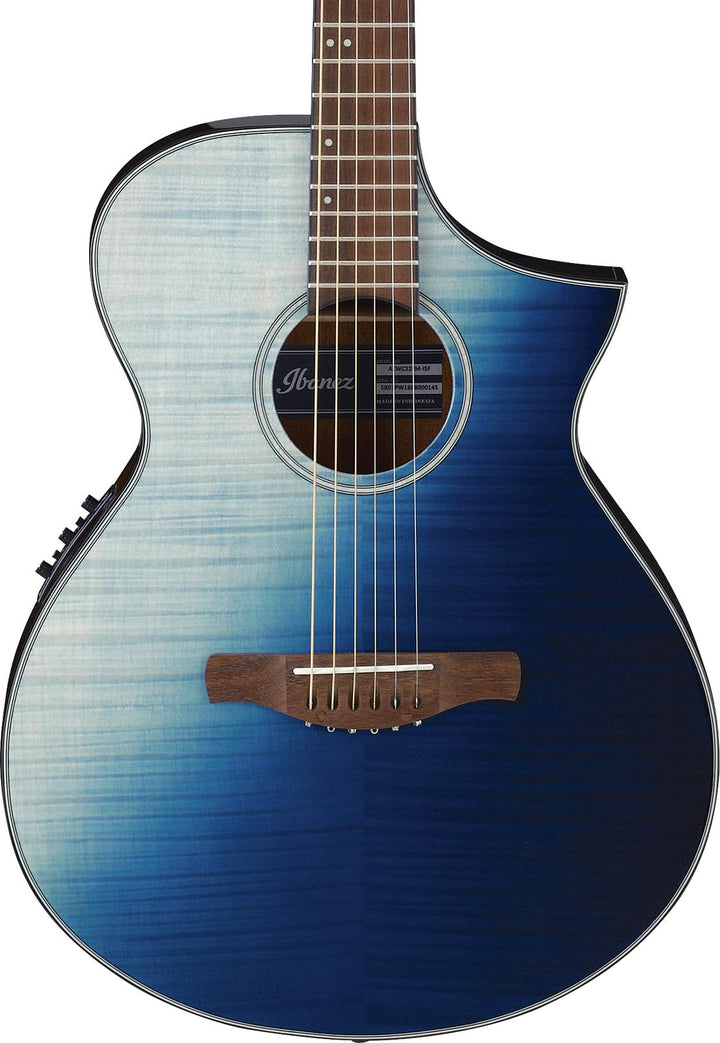 Ibanez AEWC32FMISF Acoustic Electric Indigo Blue