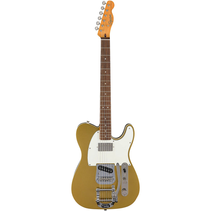 Squier Classic Vibe '60s Custom Telecaster SH Electric Guitar with Bigsby - Aztec Gold 2