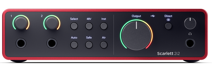 Focusrite Scarlett 2i2 4th Gen USB Audio Interface
