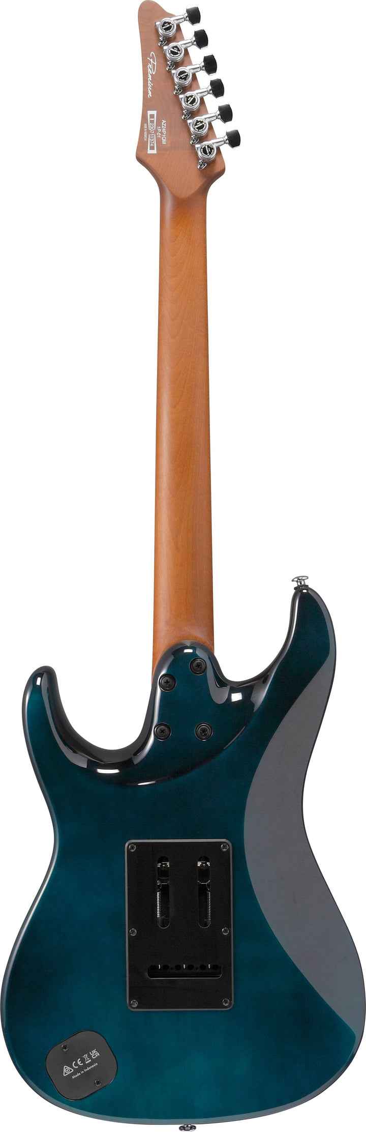 Ibanez AZ24P1QMDOB Premium Electric Guitar - Deep Ocean Blonde (B-Stock) 6