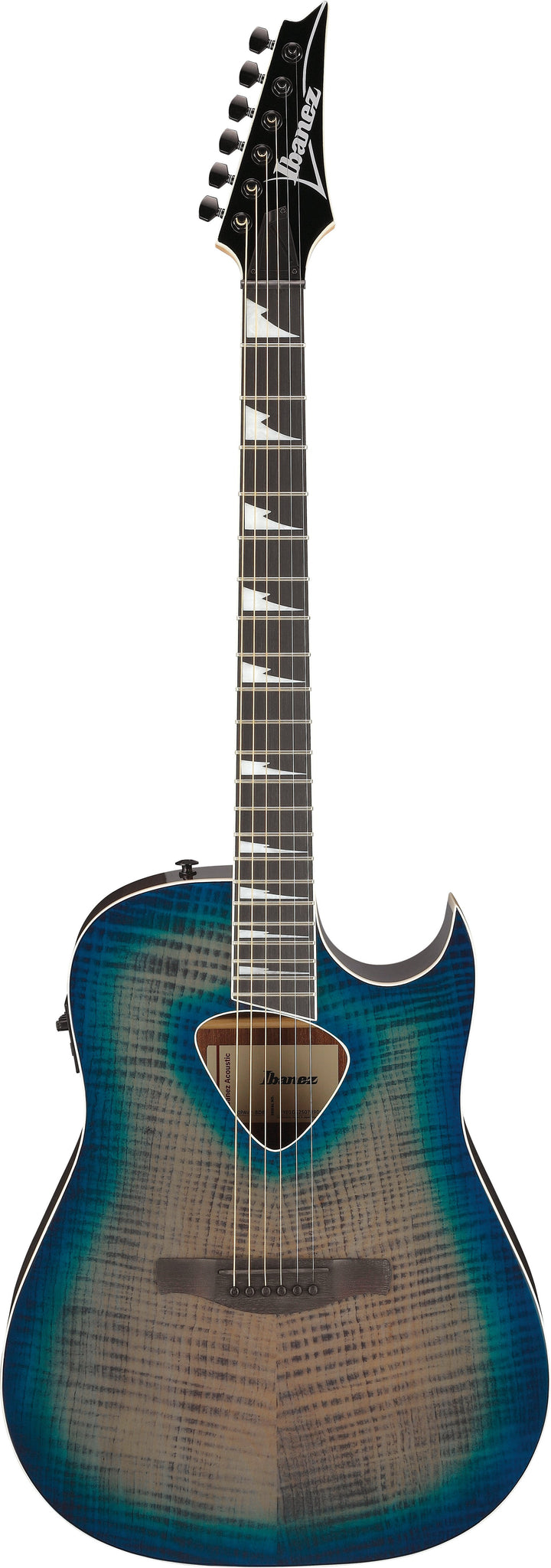 Ibanez ALT50FABDB Acoustic Electric Guitar - Blue Doom Burst High Gloss 8