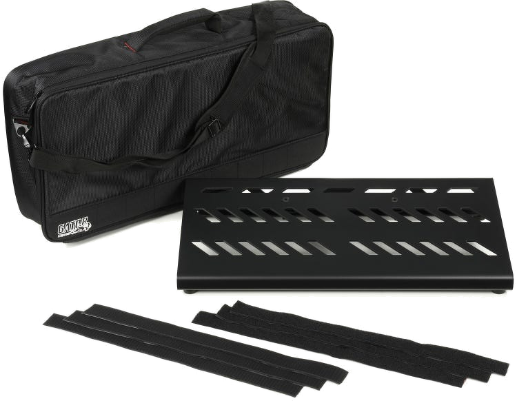 Gator Large Aluminum Pedalboard With Carry Bag - Black 6