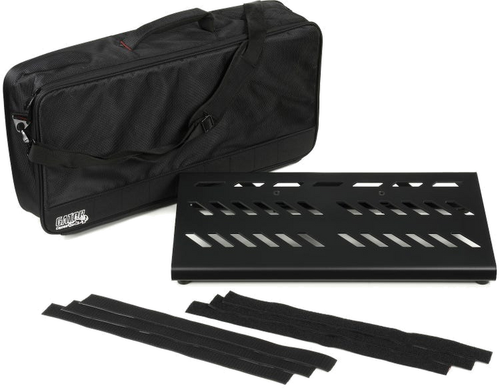 Gator Large Aluminum Pedalboard With Carry Bag - Black 6