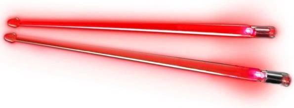 Firestix Translucent Drum Sticks (Red)