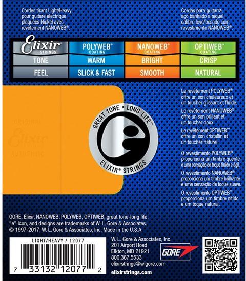 Elixir 12077 Nanoweb 10-52 Medium Electric Strings 2