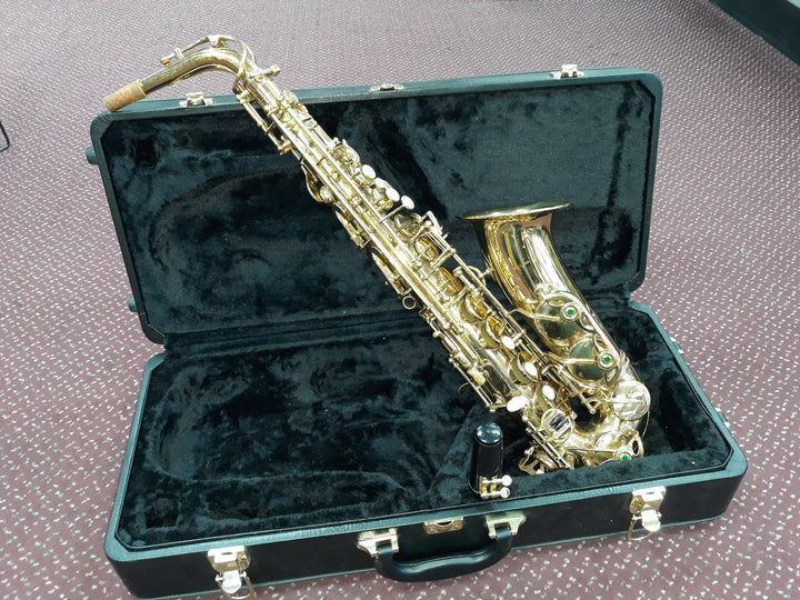 Used Antigua Winds Eb Alto Saxophone - Yellow Brass