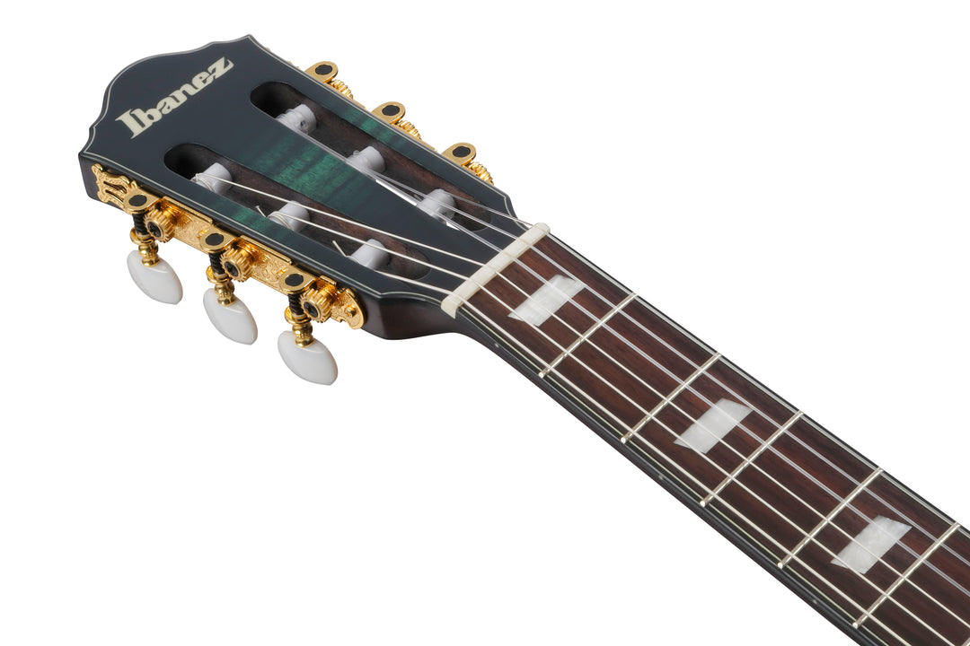 Ibanez FRH20FMNDGL Acoustic Electric Guitar - Dark Emerald Burst Low Gloss