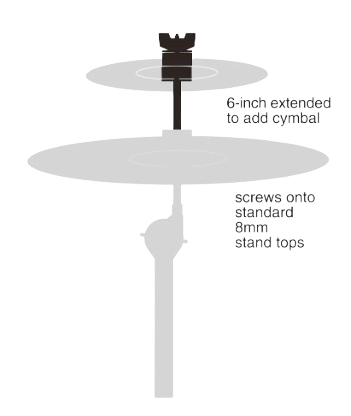 Gibraltar SC-MCSA6 6" Mini Cymbal Stacker