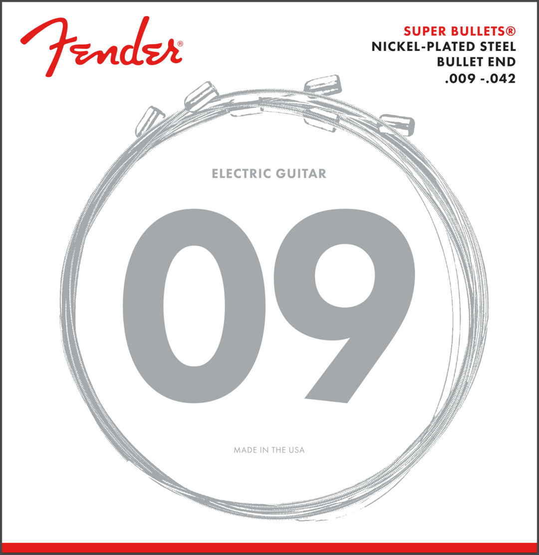 Fender 3250L Nickel Bullets Electric Guitar Strings (9-42)