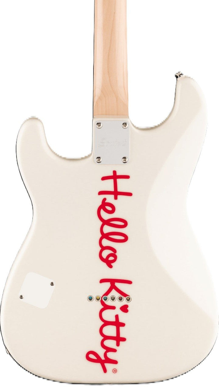 Squier X 'Limited Edition' Hello Kitty Stratocaster Electric Guitar - White