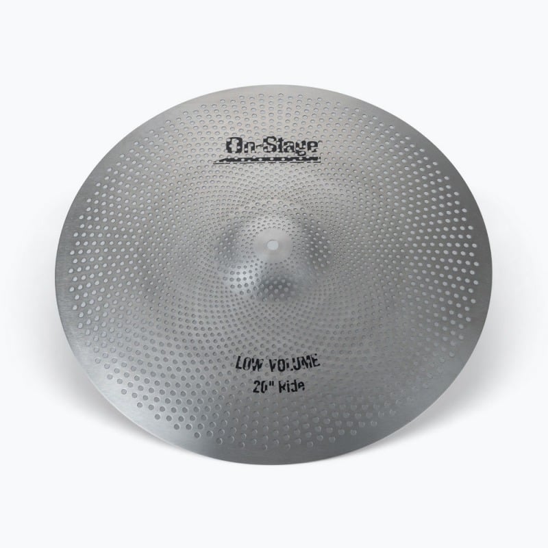 Onstage LVCP5000 Low Volume Cymbals - Stainless Steel 2