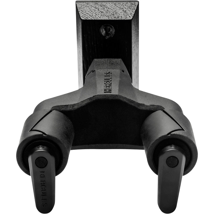Hercules GSP38WBBKPLUS Black ABS Wall Mount Guitar Hanger with Auto Grip System