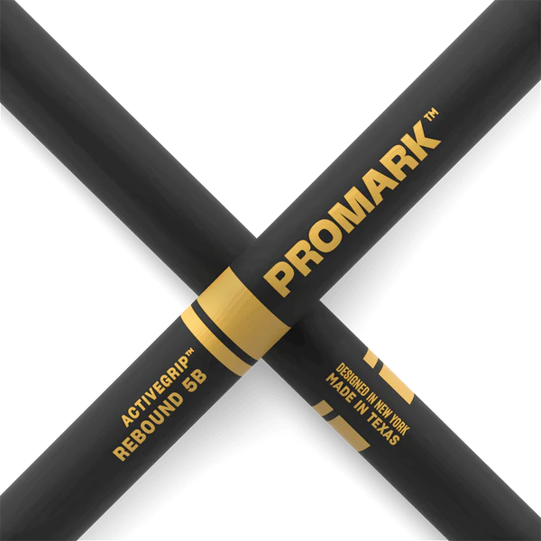 Promark Rebound Drumsticks with ActiveGrip - 5B Wood Tip 2