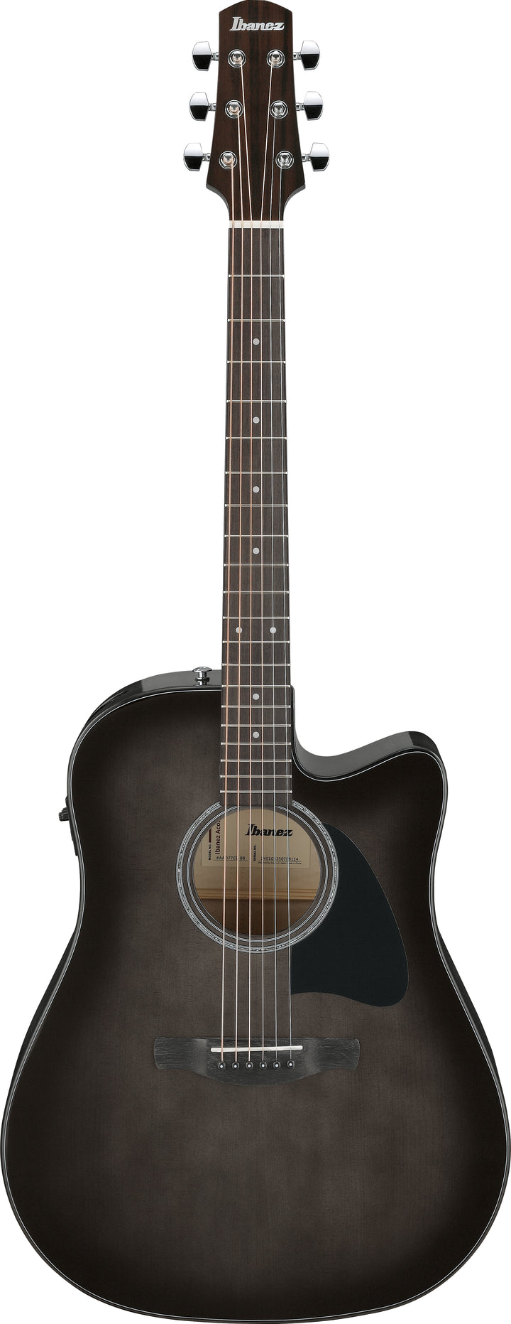 Ibanez AAD77CETKS Acoustic Electric Guitar Transparent Black Sunburst High Gloss