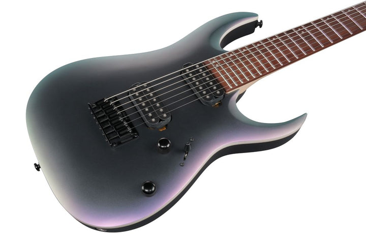 Ibanez RGA742EXBAM Standard 7-String Electric Guitar - Black Aurora Burst Matte